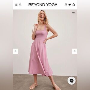 Beyond Yoga Purple Featherweight Dress
